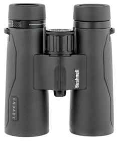 Bushnell Engage 10x42 lightweight and waterproof binoculars with rubber armor coating.
